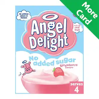 Morrisons Angel Delight Strawberry Flavour No Added sugar Instant Dessert offer