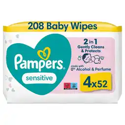 Morrisons Pampers Sensitive Baby Wipes offer