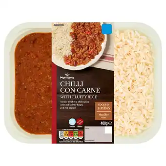 Morrisons Morrisons Tex Mex Chilli Con Carne & Rice offer