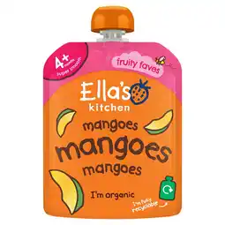 Morrisons Ella's Kitchen Mangoes Mangoes First Tastes Baby Food Pouch 4+ Months offer