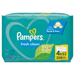 Morrisons Pampers Fresh Clean Baby Wipes offer