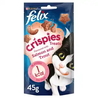 Morrisons Felix Crispies Cat Treats Salmon & Trout offer