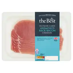 Morrisons Morrisons The Best Wiltshire Cure 8 Unsmoked Back Bacon offer