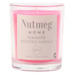 Morrisons Nutmeg Home Waxfill Glass Rhubarb offer