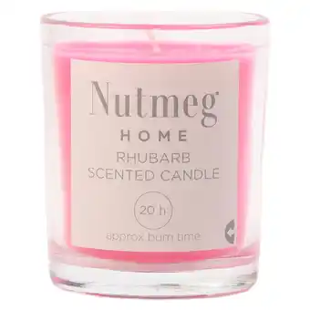 Morrisons Nutmeg Home Waxfill Glass Rhubarb offer
