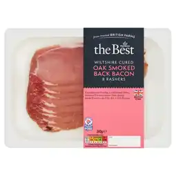 Morrisons Morrisons The Best Wiltshire Cured 8 Oak Smoked Back Bacon offer