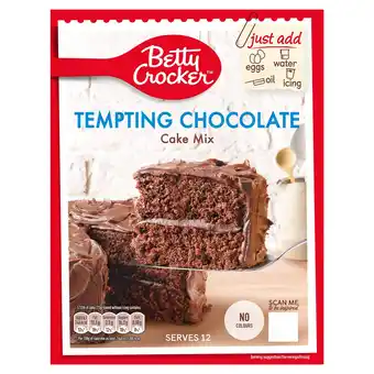 Morrisons Betty Crocker Tempting Chocolate Cake Mix offer