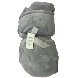 Morrisons Nutmeg Home Grey Fleece Throw 150x120cm offer