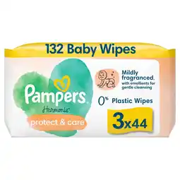 Morrisons Pampers Harmonie Protection Baby Wipes Coconut Oil offer