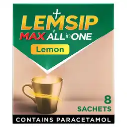 Morrisons Lemsip Lemon Hot Drink Max All In One offer