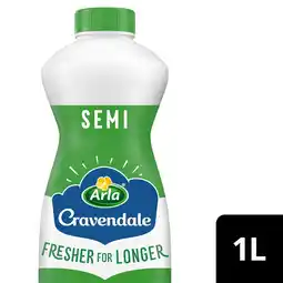 Morrisons Cravendale Filtered Fresh Semi Skimmed Milk Fresher for Longer offer