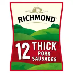 Morrisons Richmond 12 Thick Pork Sausages offer