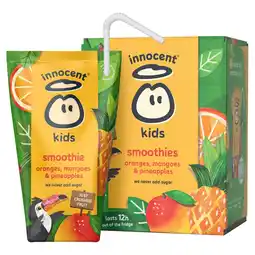 Morrisons Innocent Smoothies Kids Oranges, Mangoes & Pineapples Juice offer