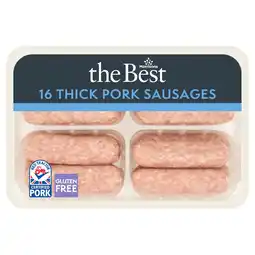 Morrisons Morrisons The Best Thick Pork Sausages offer