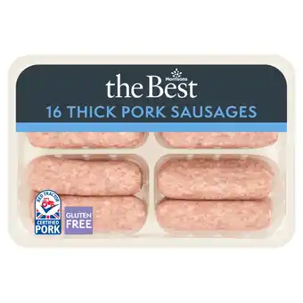 Morrisons Morrisons The Best Thick Pork Sausages offer