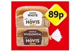 Londis Hovis Simple White, Wholemeal offer