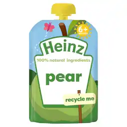 Morrisons Heinz Pear Baby Food Fruit Pouch offer