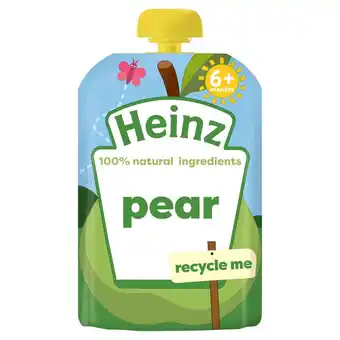 Morrisons Heinz Pear Baby Food Fruit Pouch offer