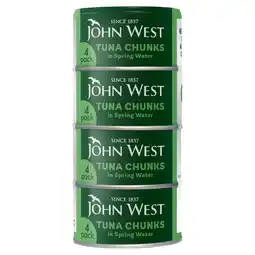 Morrisons John West Tuna Chunks In Springwater offer