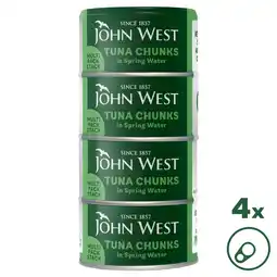 Morrisons John West Tuna Chunks In Springwater offer