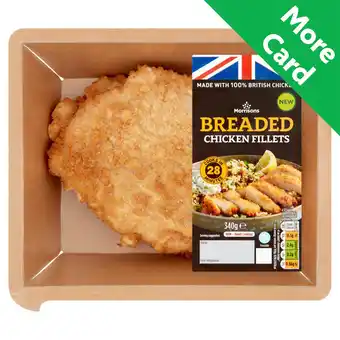 Morrisons Morrisons 2 Breaded Chicken Fillets offer