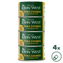 Morrisons John West Tuna Chunks In Sunflower Oil offer