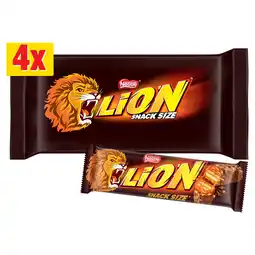 Iceland Lion Milk Chocolate Snacksize Bar 4 Pack Multipack 120g offer