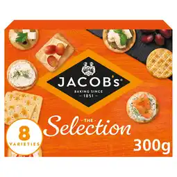 Iceland Jacob's Biscuits for Cheese 8 Variety Assortment 300g offer