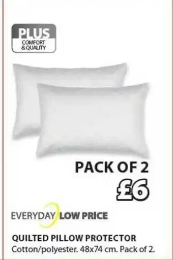 JYSK Quilted Pillow Protector offer