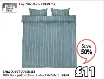 JYSK Sara Duvet Cover Set offer