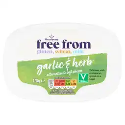 Morrisons Morrisons Free From Garlic & Herb Soft Cheese offer