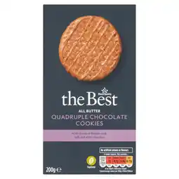 Morrisons Morrisons The Best Quadruple Chocolate Cookies offer