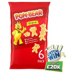 Iceland Pom-Bear Original Multipack Crisps 6 Pack offer
