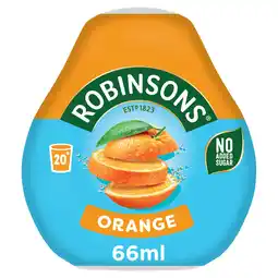 Iceland Robinsons Mini Orange On-The-Go Squash 66ml offer