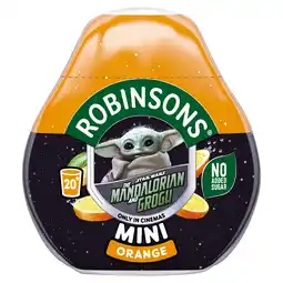 Iceland Robinsons Mini Orange On-The-Go Squash 66ml offer