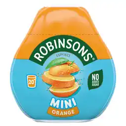 Iceland Robinsons Mini Orange On-The-Go Squash 66ml offer