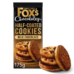 Iceland Fox's Fabulous Half-Coated Milk Chocolate Cookies 175g offer