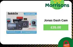 Morrisons Jonas Dash Cam offer