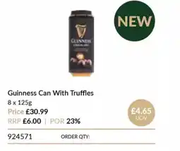 Musgrave MarketPlace Guinness Can With Truffles offer