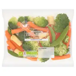 Sainsbury's Sainsbury's Broccoli, Baby Corn, Carrots & Sugar Snap Peas 240g offer