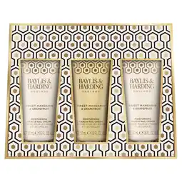 Sainsbury's Baylis & Harding Sweet Mandarin Grapefruit Indulgent Hand Trio Gift Set offer