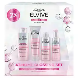 Sainsbury's L'Oréal Paris Elvive At Home Glossing Set offer