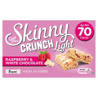 Morrisons Skinny Crunch Light Raspberry & White Chocolate offer