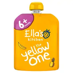 Morrisons Ella's Kitchen The Yellow One Smoothie Multipack Baby Food Pouch 6+ Months offer