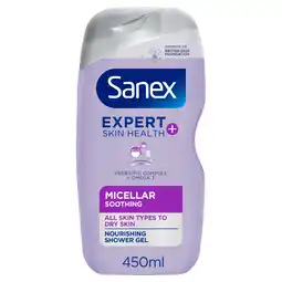 Morrisons Sanex Expert Skin Health+ Micellar Soothing Shower Gel offer