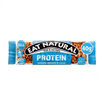 Morrisons Eat Natural Cereal Bar Peanut Almond & Cocoa offer