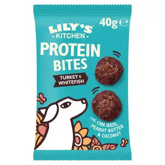 Morrisons Lily's Kitchen Turkey & Whitefish Protein Bites For Dogs offer