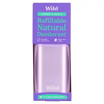 Morrisons Wild Purple Case And Coconut & Vanilla Deodorant Starter Pack offer