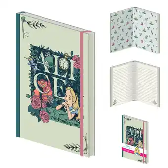 Asda Disney Alice in Wonderland A5 Premium Notebook offer