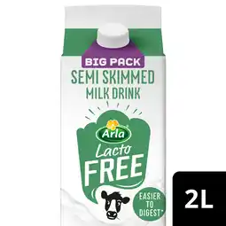 Iceland Arla LactoFREE Semi Skimmed Milk Drink 2L offer